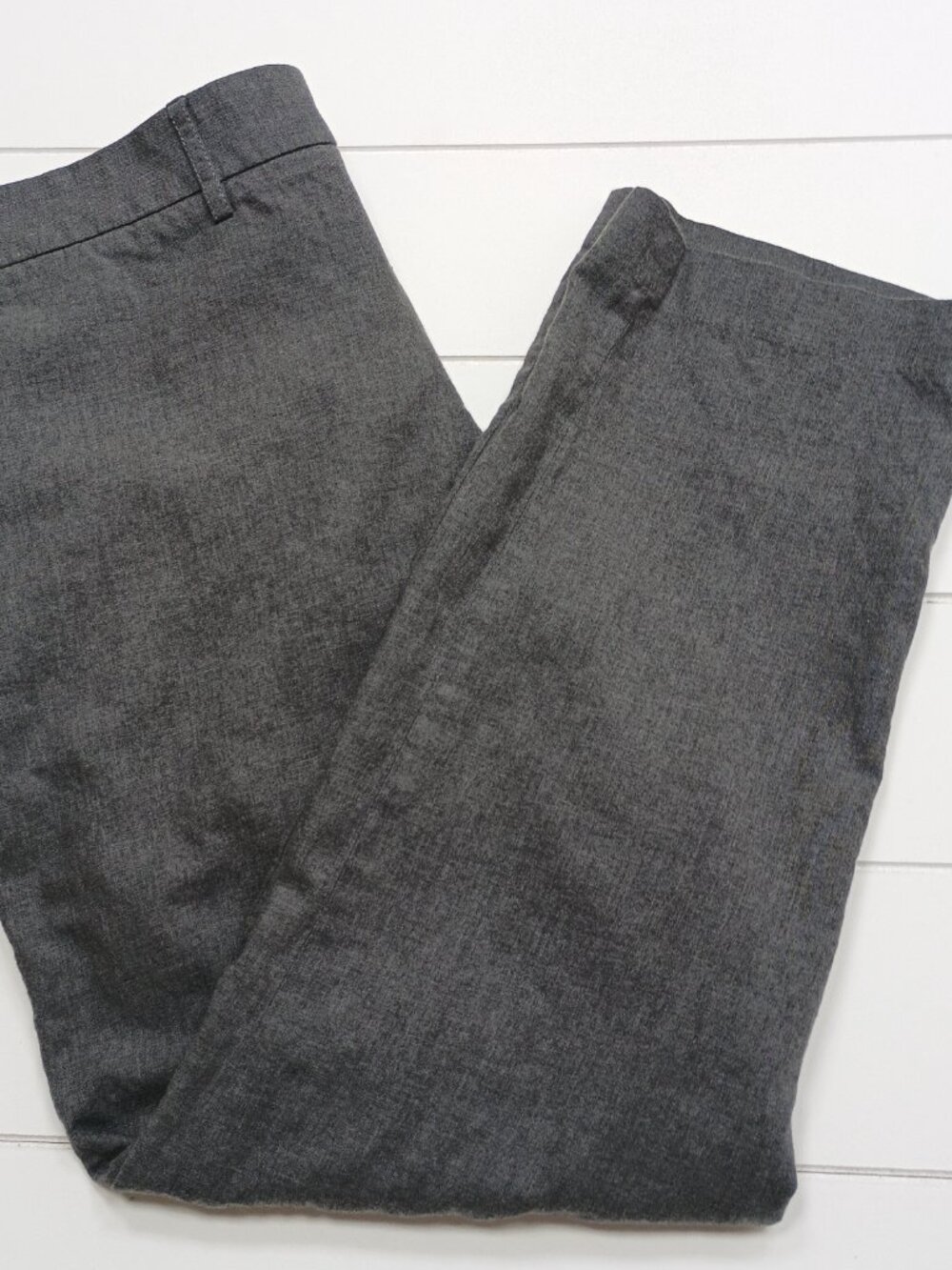 J.Crew Thompson Men’s 32x30 Charcoal Gray Cotton Tapered Pants Preppy - Picture 4 of 10
